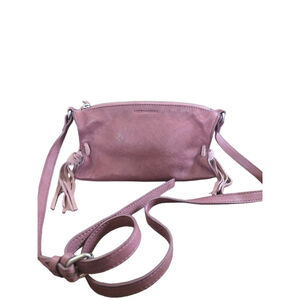 Women's Lucky Brand Pink Leather Crossbody Bag One Size
